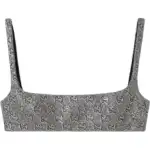 GUCCI Camisoles Women's Gray Square Collar Moderate Other
