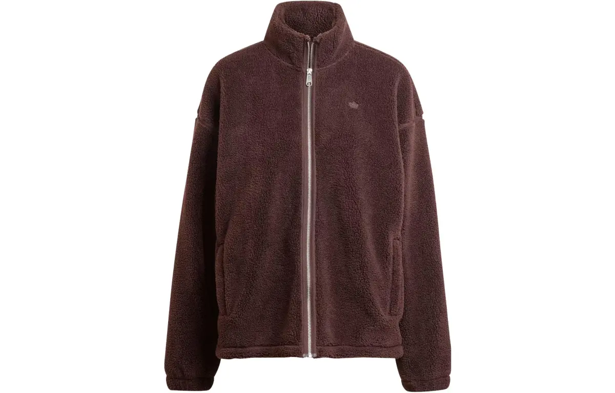 Adidas Originals ESSENTIALS Overshirt Jackets & Coats Women's Dark Gray Brown