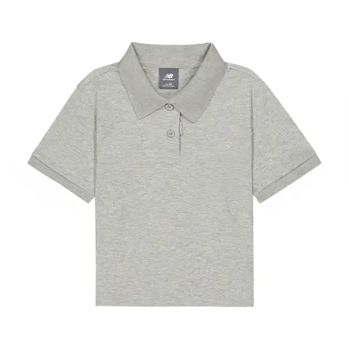 New Balance Polo Shirt Women's Medium Gray