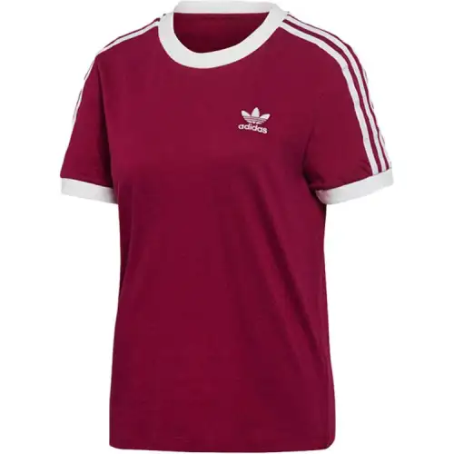 Adidas Originals T Shirt Women's Burgundy