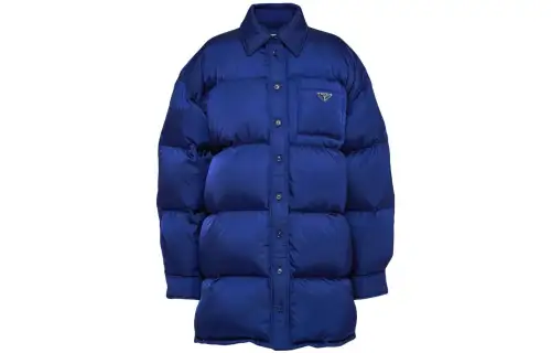 PRADA FW22 Down Jacket Women's Blue