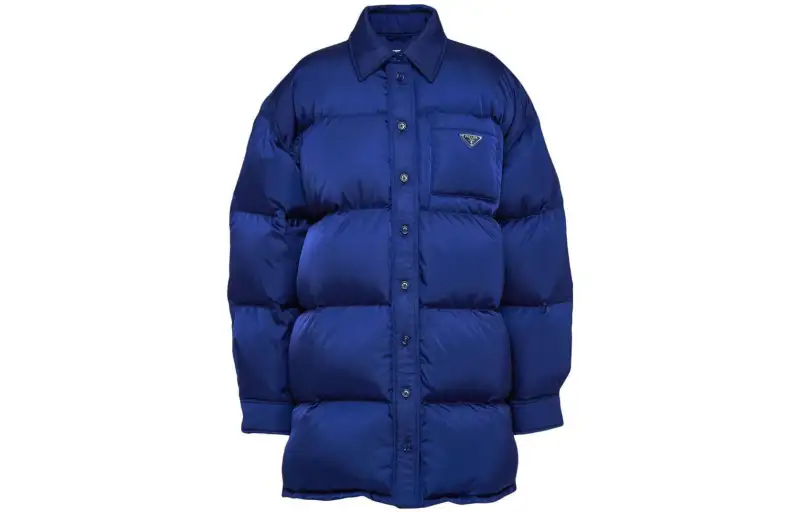 PRADA FW22 Down Jacket Women's Blue
