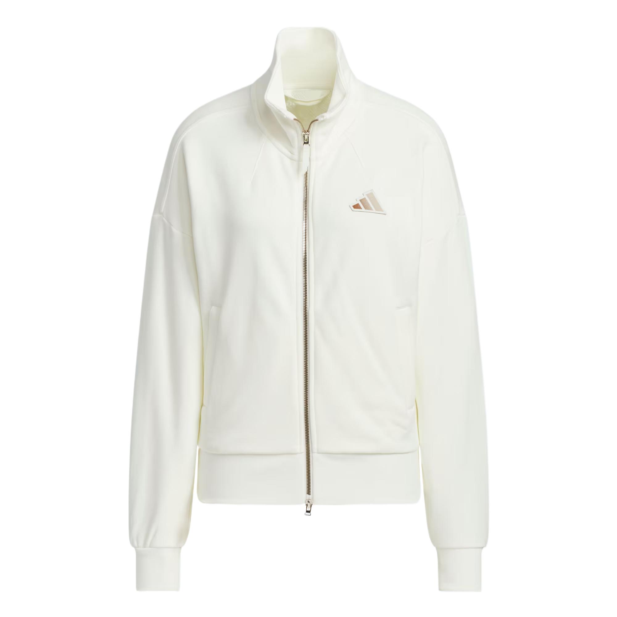 Женская куртка adidas LOGO KN JKT (белая)