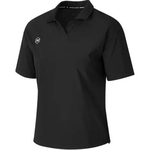 Skechers Polo Shirt Women's Carbon Black
