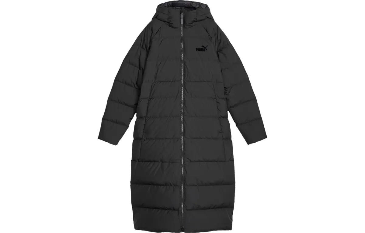 PUMA Down Jackets Women's Black Hooded Moderate Other