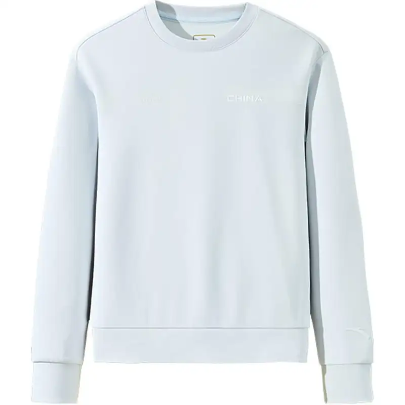 Anta Variety Training Collection Sweatshirt Women's Milky Gray Blue