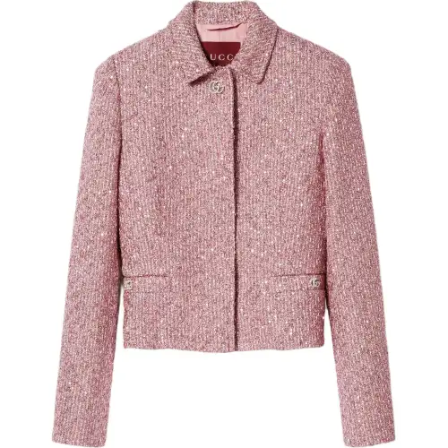 Gucci Tweed jacket with Horsebit detail