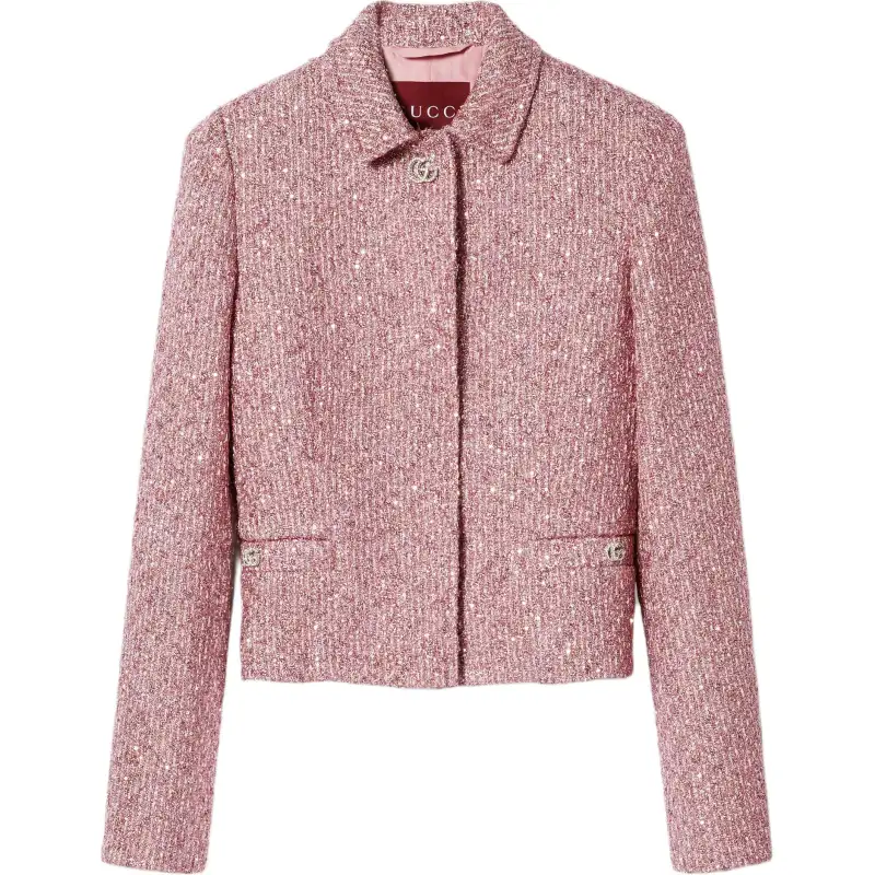 Gucci Tweed jacket with Horsebit detail