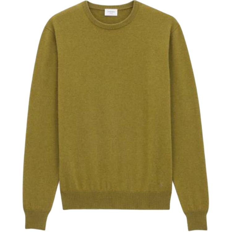 SAINT LAURENT Cashmere Sweater Women's Khaki