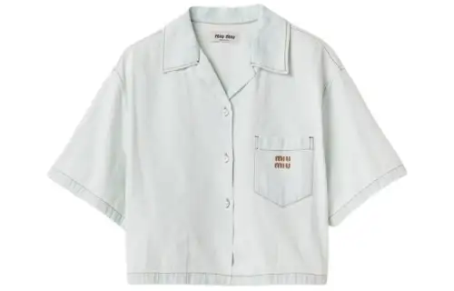 MIU MIU Chambray Denim Shirt
