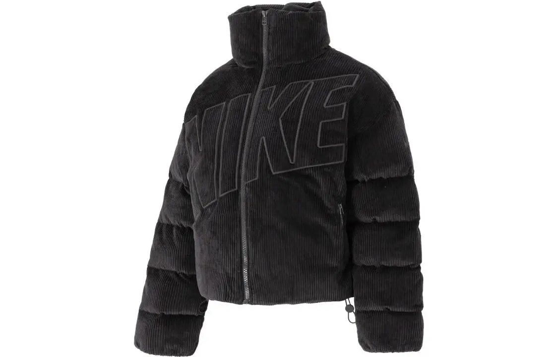 Nike Down Jackets Women's Black Stand Collar Moderate Other