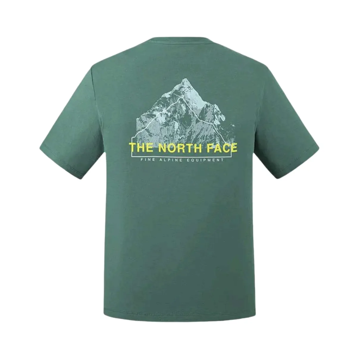 THE NORTH FACE T Shirt Men's HCH/Lushengs Green