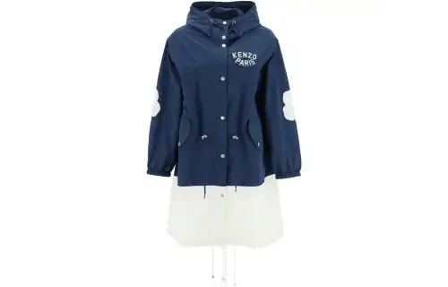 KENZO Sailor Long Windbreaker Hooded Jacket