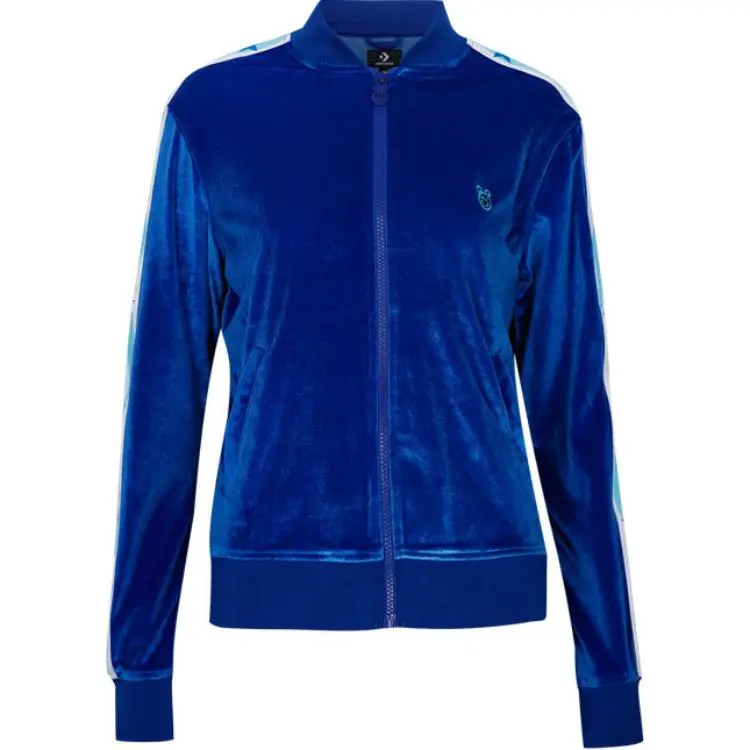 Converse Miley Cyrus Velvet Track Jacket Jackets & Coats Women's Blue