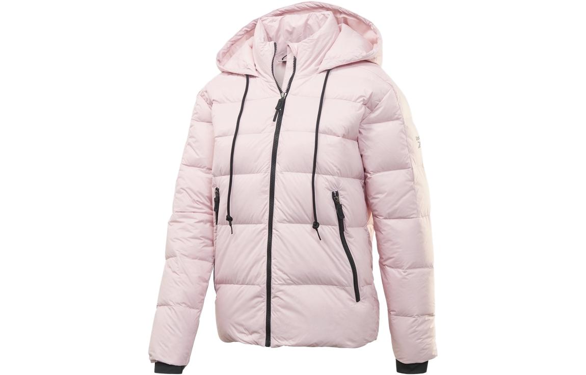 Reebok Down Jackets Women's Pink Hooded Moderate Other