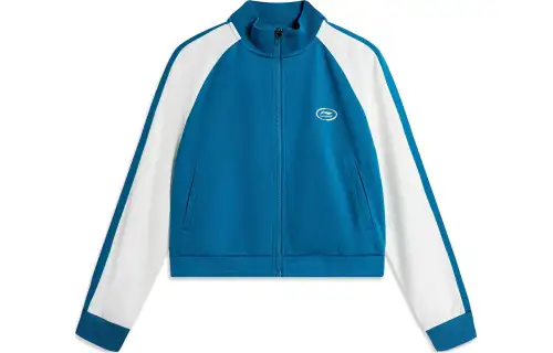 Li Ning Sports Life Collection Sweatshirt Women's Zeus Blue Ivory