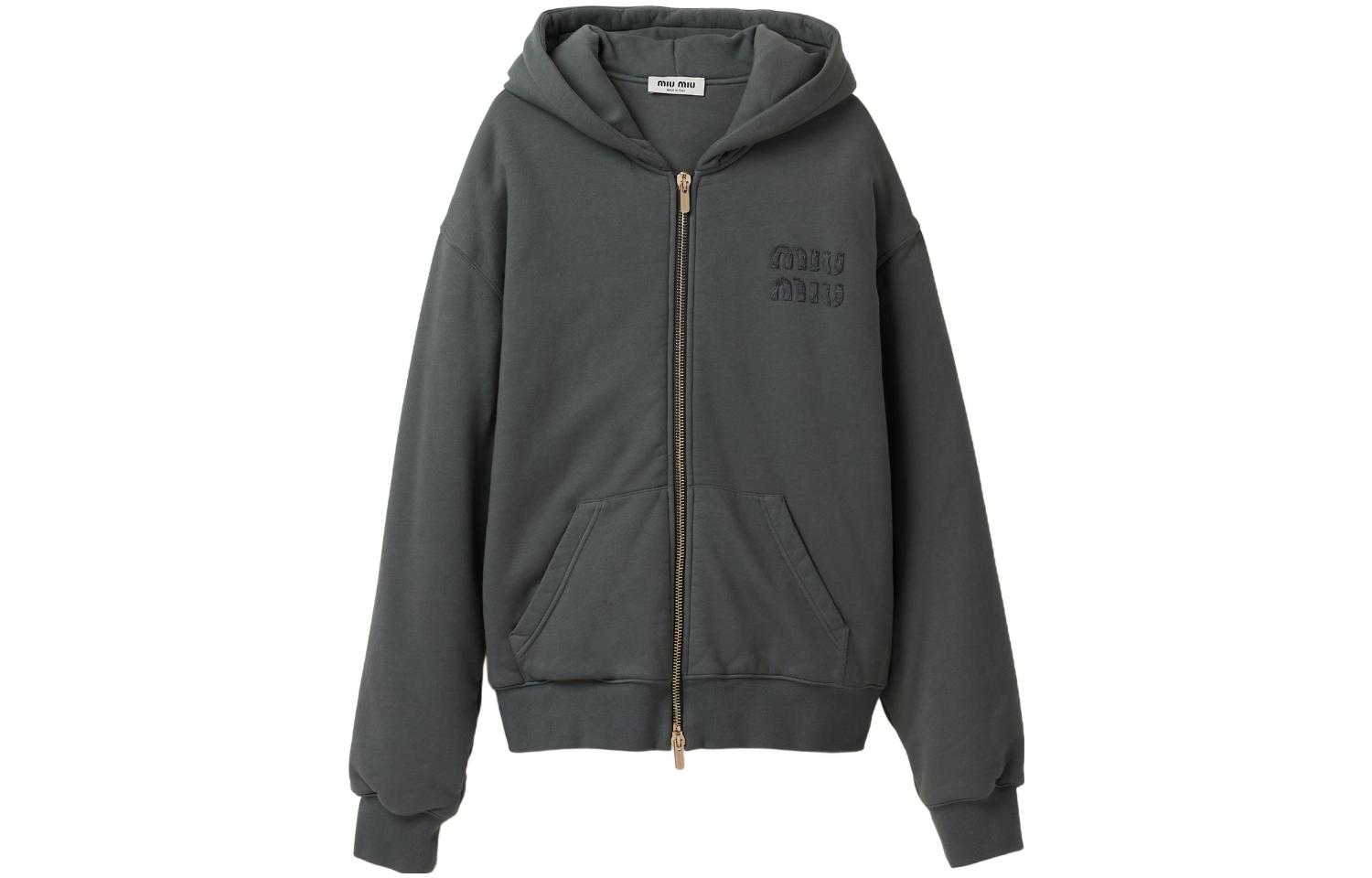 MIU MIU FW23 Sweatshirt Women's Gray