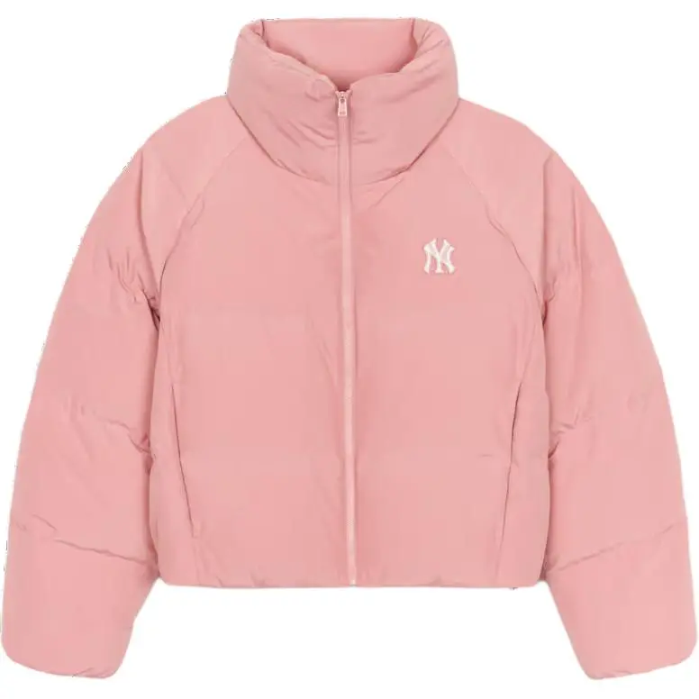 MLB New York Yankees Down Jacket Women's Hemp Pink