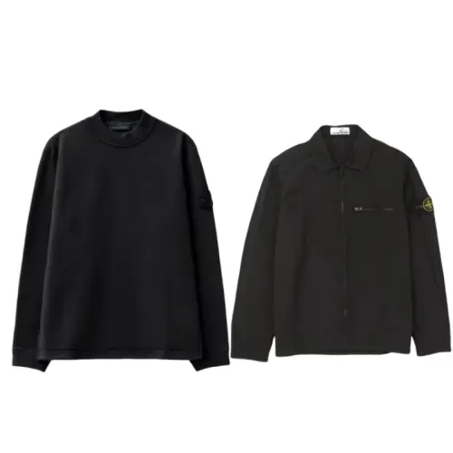 STONE ISLAND Casual Sportswear Unisex Black