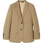 GUCCI Canvas Jacket 'Camel/Ebony'