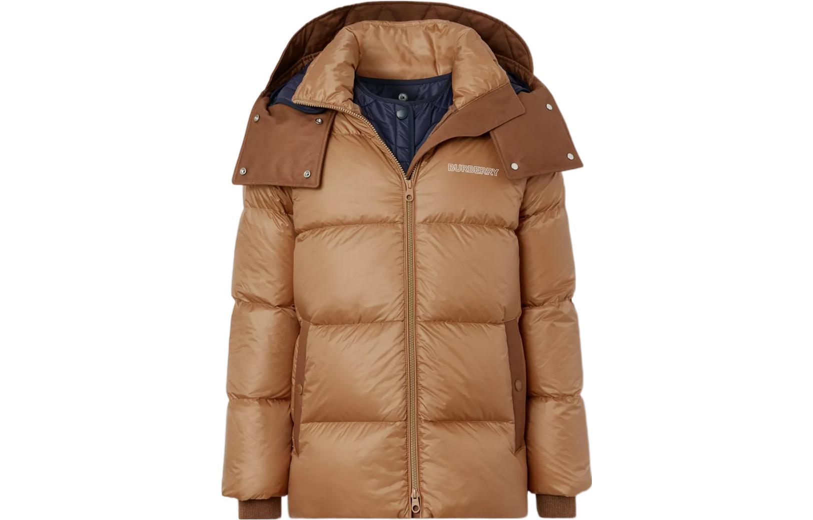Burberry FW22 Down Jacket Women's Soft Brown