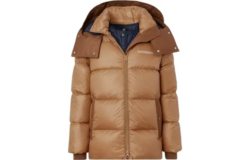 Burberry FW22 Down Jacket Women's Soft Brown