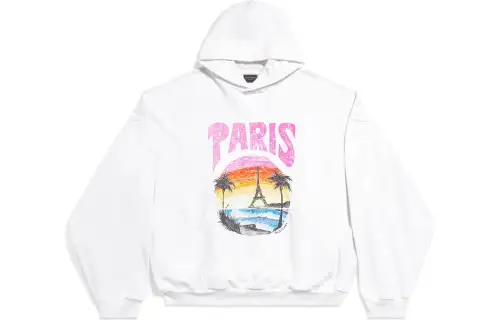Balenciaga Paris Tropical Printed Hooded