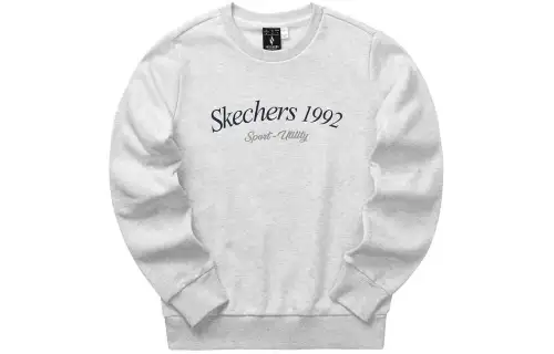 Skechers Colorful Sweatshirt Women's Light Heather Gray
