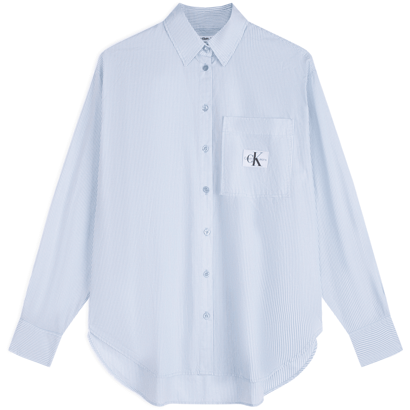 Женская рубашка CALVIN KLEIN J222610 (синяя)