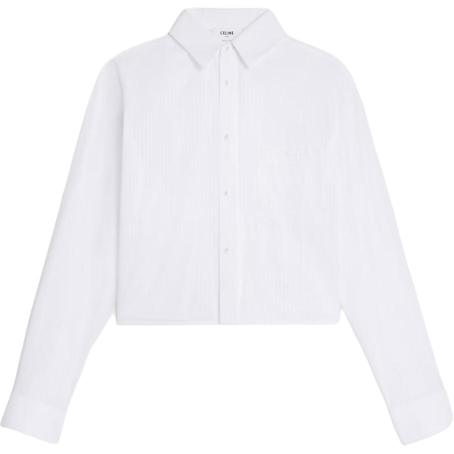 Женская рубашка CELINE SS25 (белая)