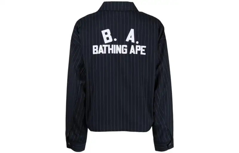 A BATHING APE Jackets Women's Navy Lapel Moderate Other