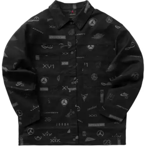 Jordan Jackets Women's Black Lapel Moderate Other