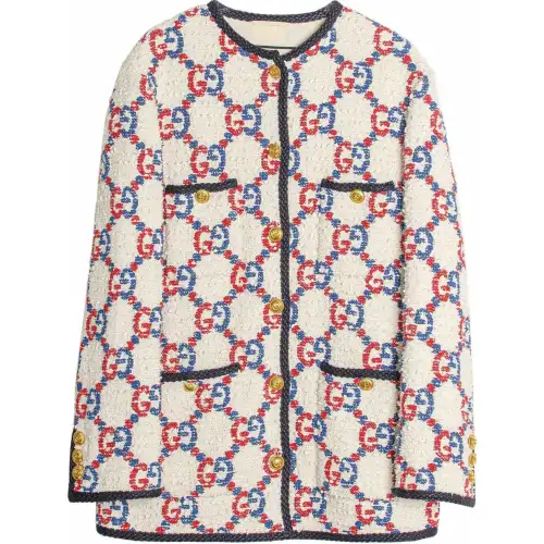 GUCCI 2010s Gg Tweed Jacket