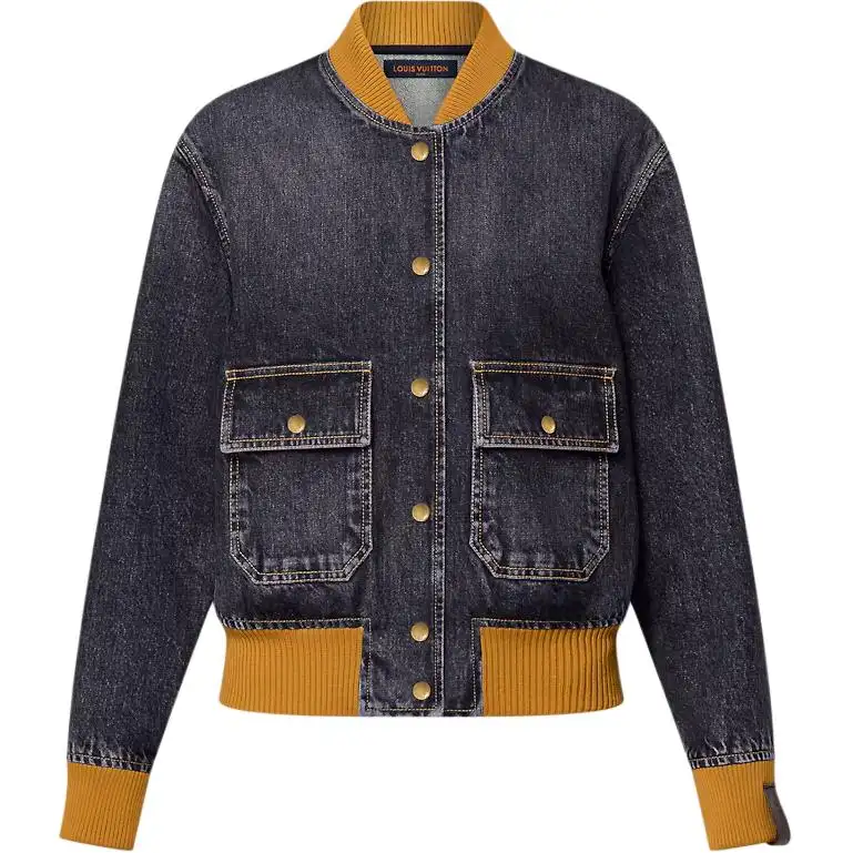 LOUIS VUITTON Denim Bomber Jacket
