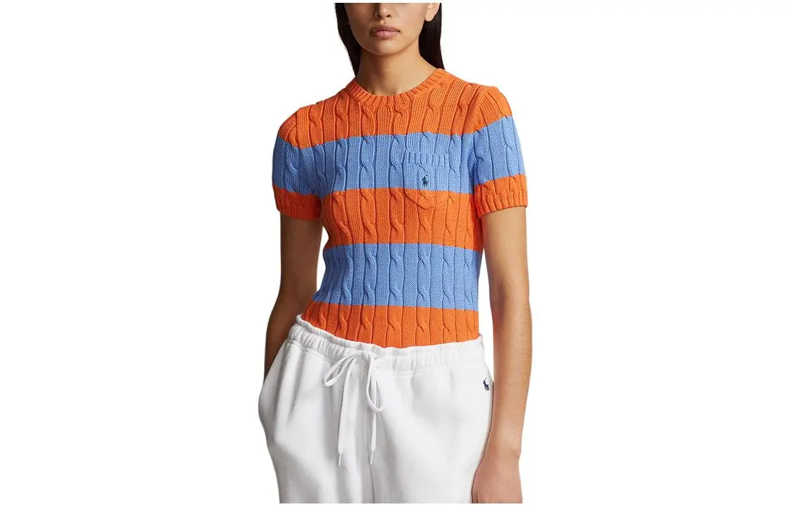Polo Ralph Lauren SS24 Knitwear Slim Fit Women's Multicolor