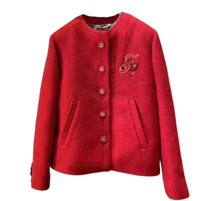 GUCCI SS25 Jackets & Coats Women's Red