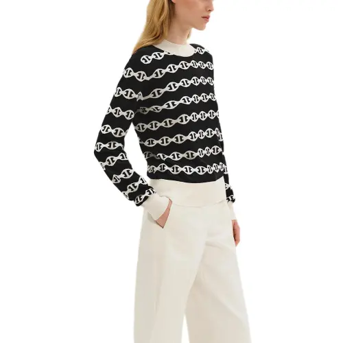HERMES Cashmere Sweater Women's Black