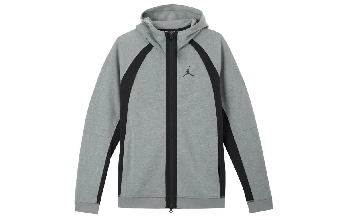 Jordan Jackets Men's Carbon Gray Hooded Moderate Other