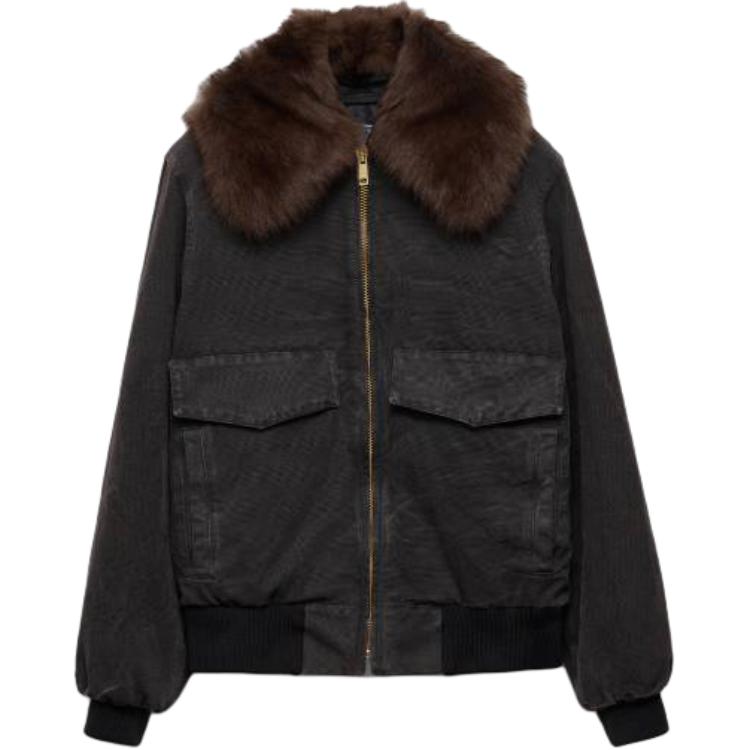 Женская куртка Prada Canvas Jacket (черная)