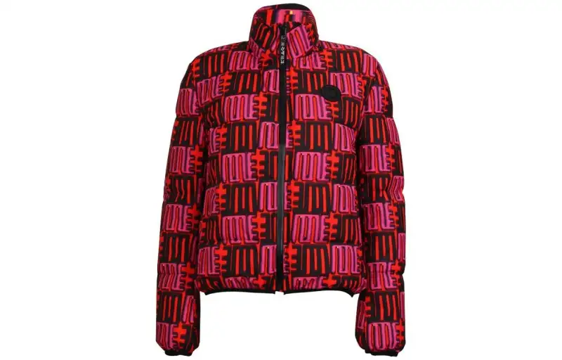 KENZO Jackets Women's Red Stand Collar Moderate Other