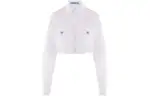 PRADA Button Up Cropped Shirt