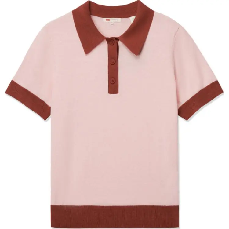 Levi's Polo Shirts Women's Crew Neck Thin Straight Fit