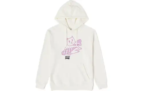 Vans Sweatshirts Women's Ecru Hooded Moderate Regular
