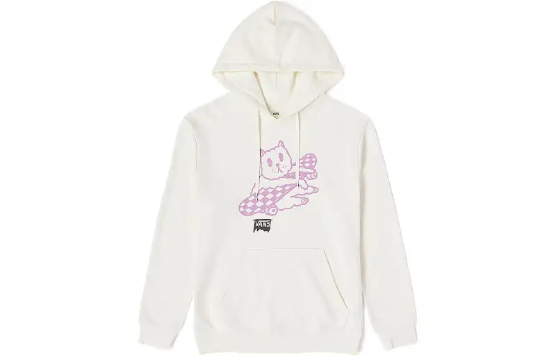 Vans Sweatshirts Women's Ecru Hooded Moderate Regular