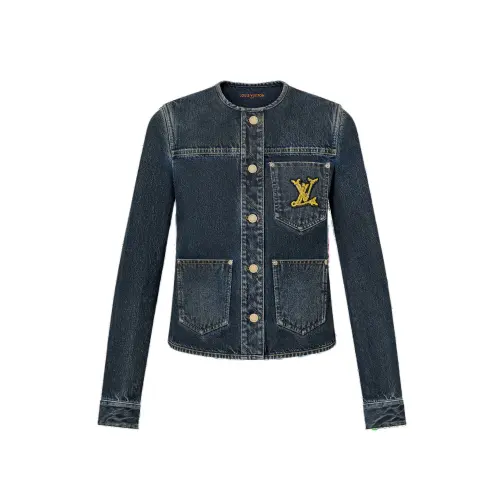 LOUIS VUITTON Nautical Lv Patch Denim Jacket