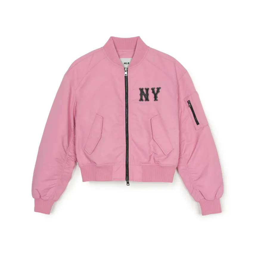 MLB Basic New York Yankees Jacket Women's All Over Print Pink