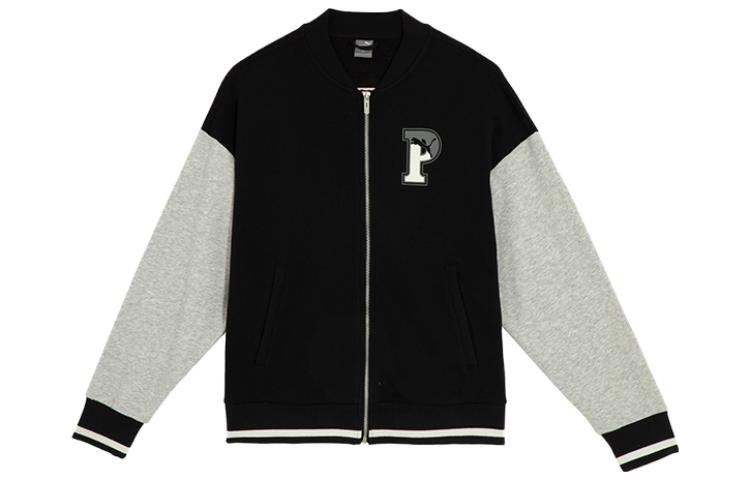 Женская куртка PUMA SQUAD TRACK (черно-серая)