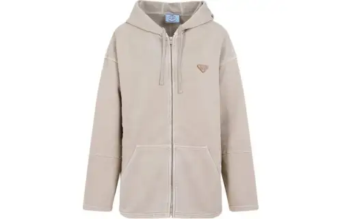 PRADA Jackets & Coats Women's Light Gray