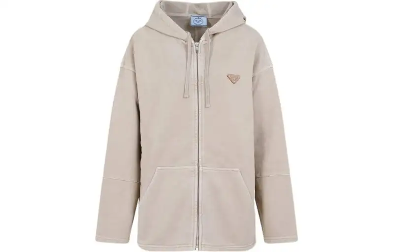 PRADA Jackets & Coats Women's Light Gray