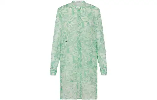 DIOR Shirts Women's Green Stand Collar Moderate Other